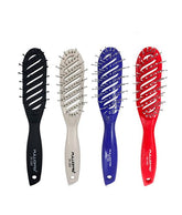 Wholesale Small Curved Comb Curved Hair Comb Rib Wide Tooth Comb Four Colors.